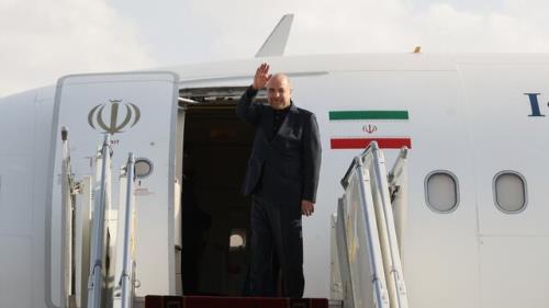 قالیباف تهران را به مقصد سنت پترزبورگ ترک کرد